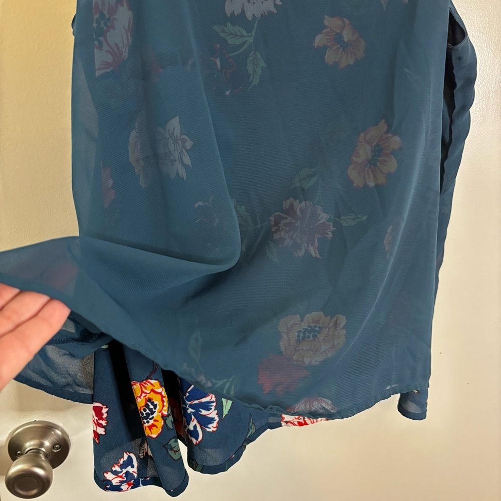 Cotton On Teal Floral Camisole Size M - Picture 9 of 9